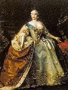 Louis Caravaque Portrait of Elizabeth of Russia oil
